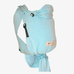 Babytrage Storchenwiege hellblau