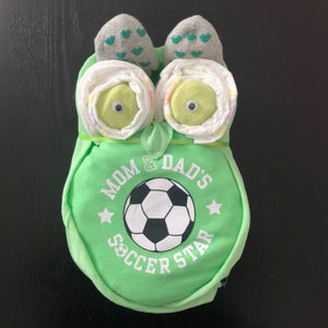 Windeltorte Sujet Eule Fussball