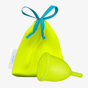 Ladycup in der Farbe neon