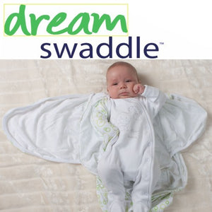 Puck-Tuch pink-weiss Dream-swaddle 6.5-10kg