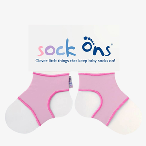 Sock ons Sockenhalter in rosa