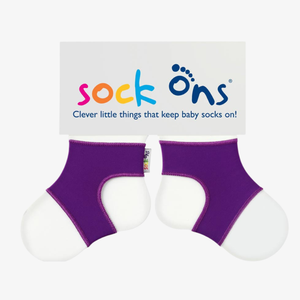 Sockenhalter sock ons in der Farbe violett