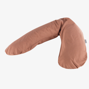 Stillkissen gepunktet rostbraun